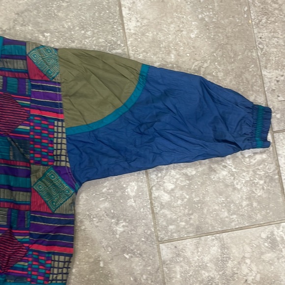 Set of 2 1980s Vintage Active Stuff Zip Up Jacket Windbreaker Size Large - Picture 5 of 16